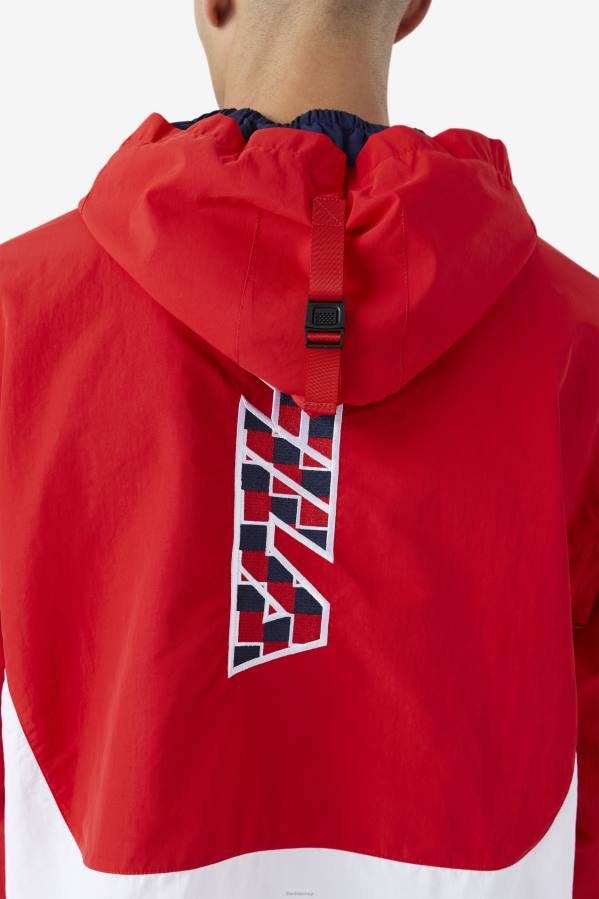 4T24881 rojo anorak fila bevans park rojo FILA