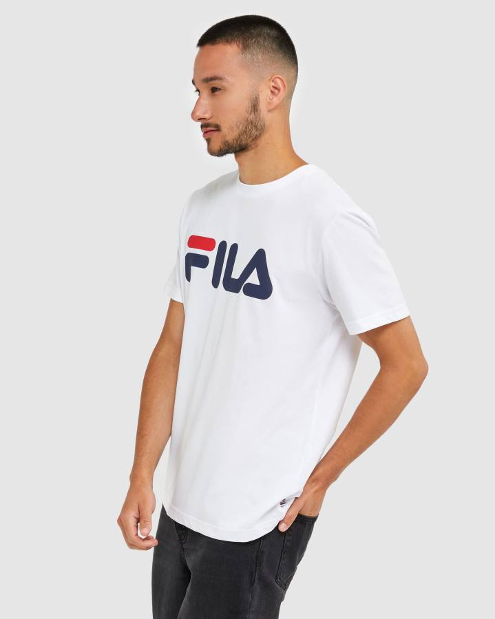 4T242436 blanco camiseta unisex clásica blanca fila FILA