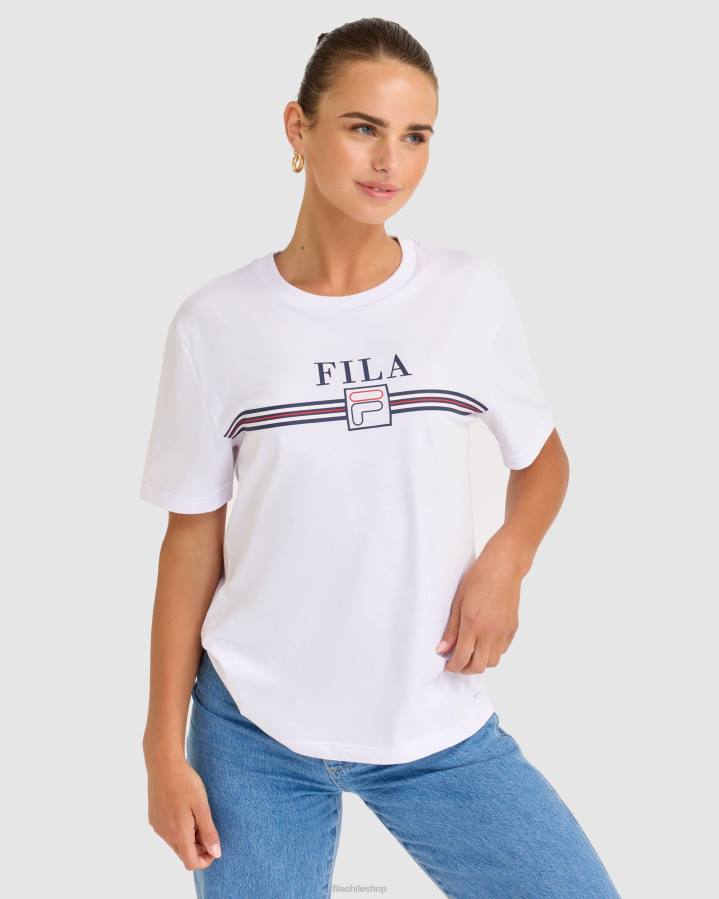 4T242786 blanco camiseta cathy fila blanca FILA