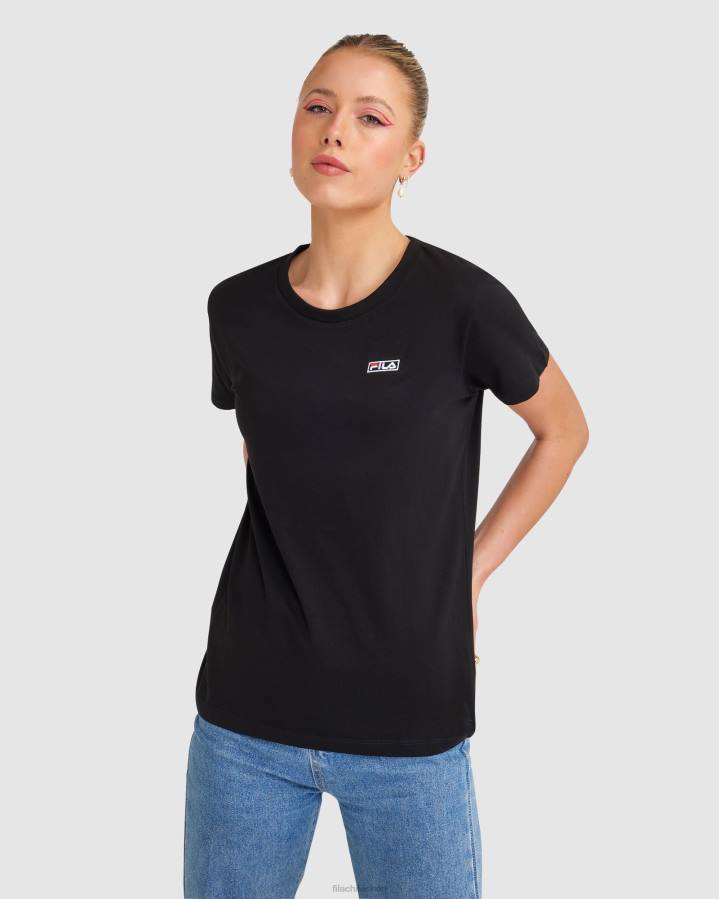 4T242847 negro camiseta fila imogen mujer negra FILA