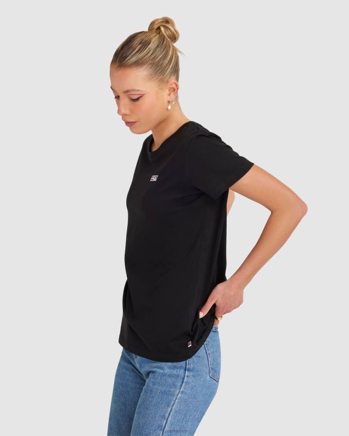 4T242847 negro camiseta fila imogen mujer negra FILA