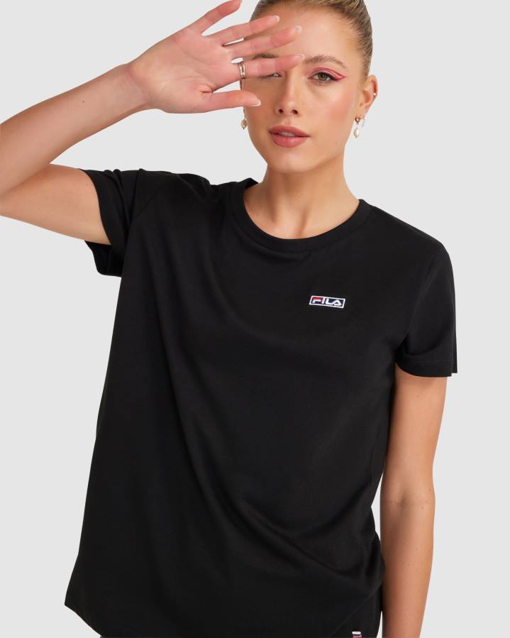 4T242847 negro camiseta fila imogen mujer negra FILA