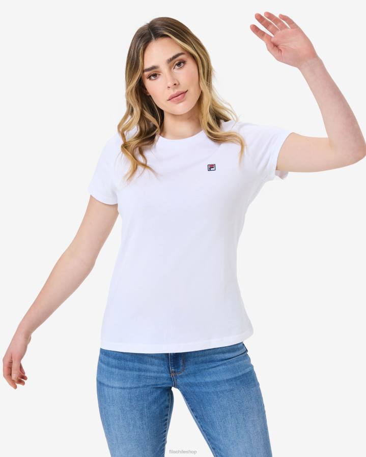 4T242938 blanco camiseta fila blanca volara badge 2.0 FILA