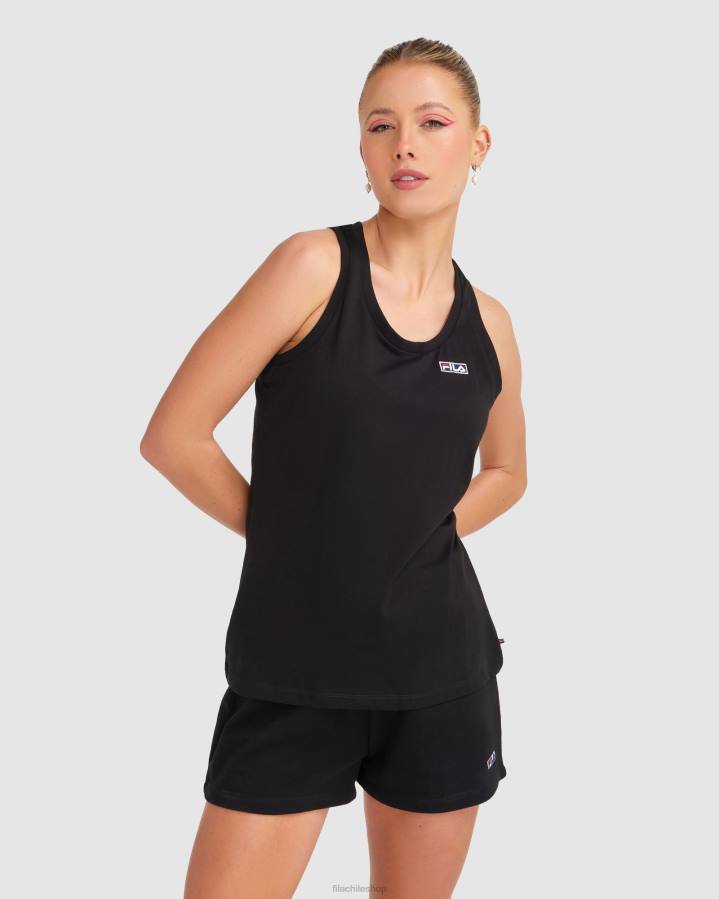 4T242824 negro fila imogen tank negra mujer FILA