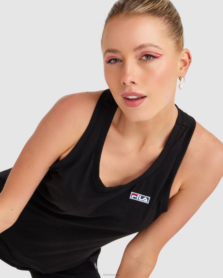 4T242824 negro fila imogen tank negra mujer FILA