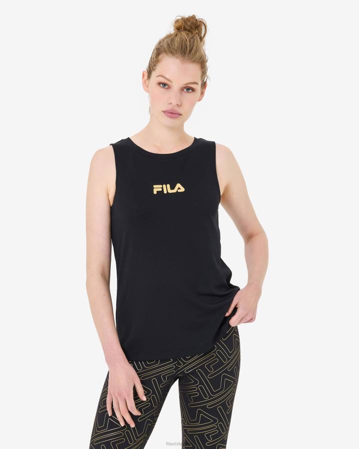 4T242948 negro fila aria mesh tank negro FILA