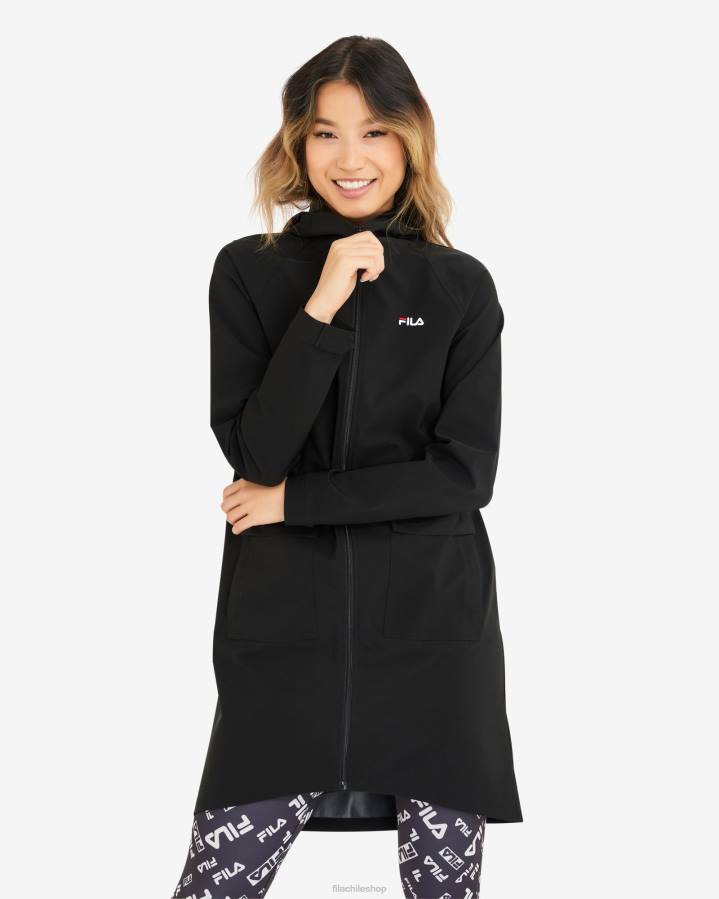 4T242977 negro parka fila mujer gracia negro FILA