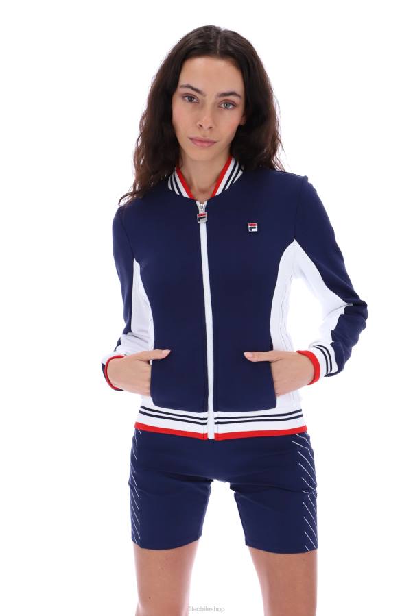 4T243430fila settanta 2 chaqueta de felpa francesa FILA