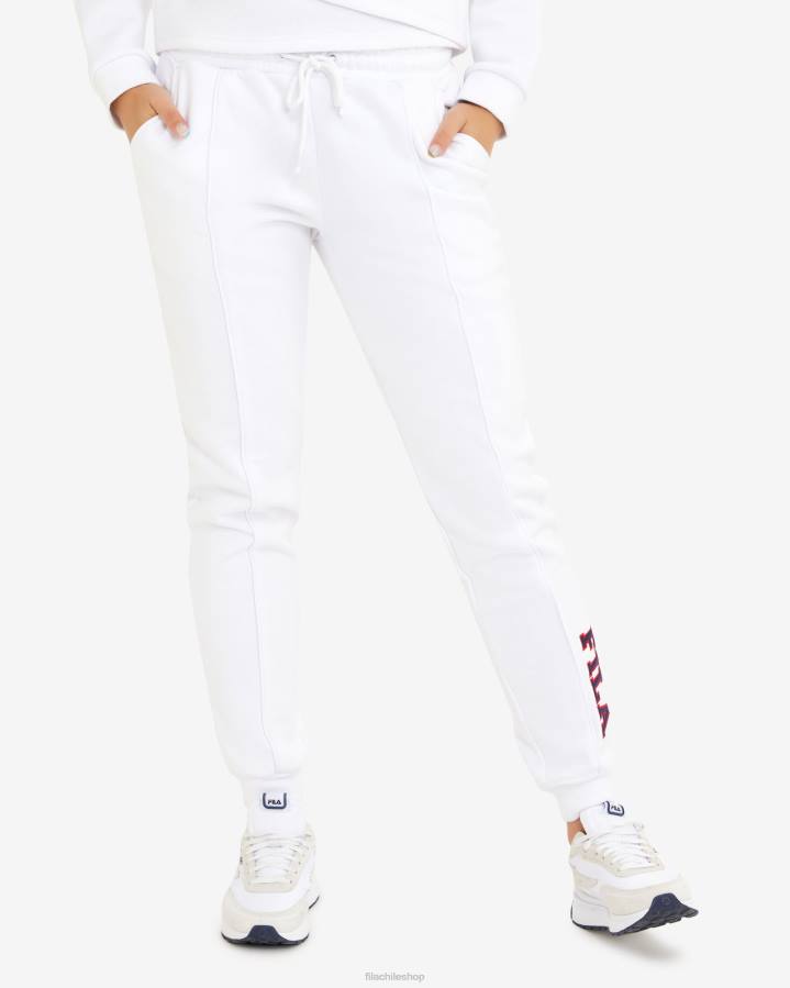 4T242909 blanco pantalón fila serena mujer blanco FILA