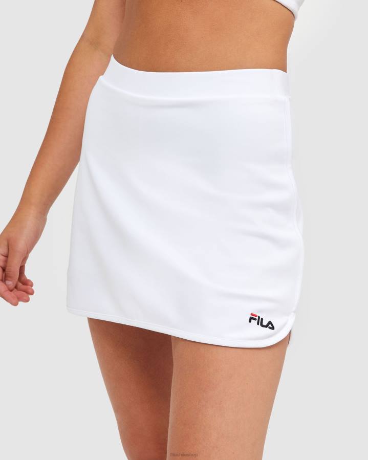 4T242875 blanco falda pantalón fila classic mujer blanco FILA