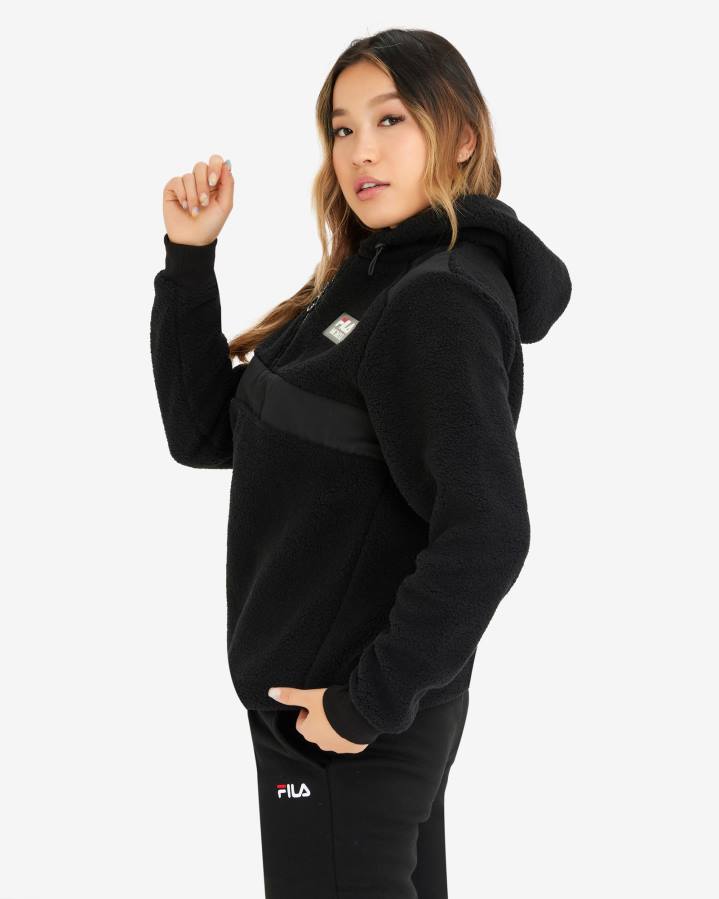 4T242952 negro fila janet teddy qtr mujer negras FILA