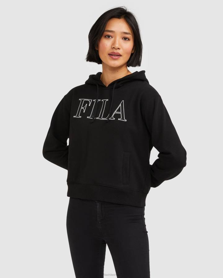 4T242970 negro sudadera fila isidora negra mujer FILA