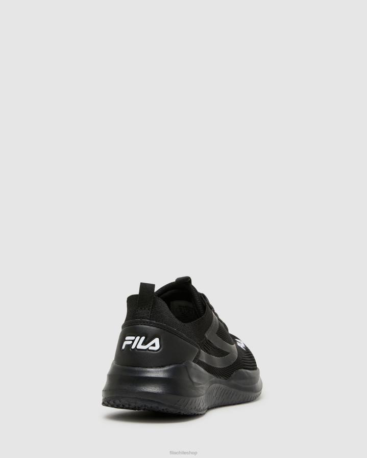 4T242892 negro fila saluzzo mujer negras FILA