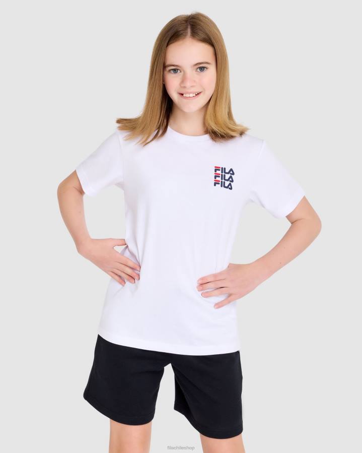 4T243048 blanco camiseta fila ripley infantil blanca FILA