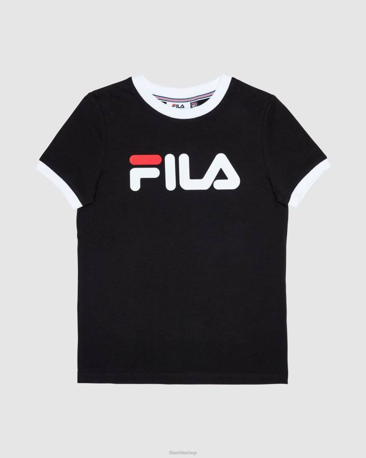 4T243135 negro camiseta fila classic niña negra FILA