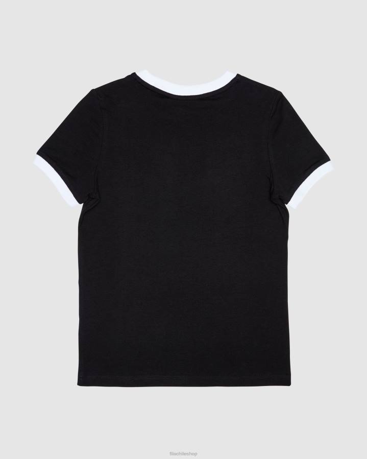 4T243135 negro camiseta fila classic niña negra FILA