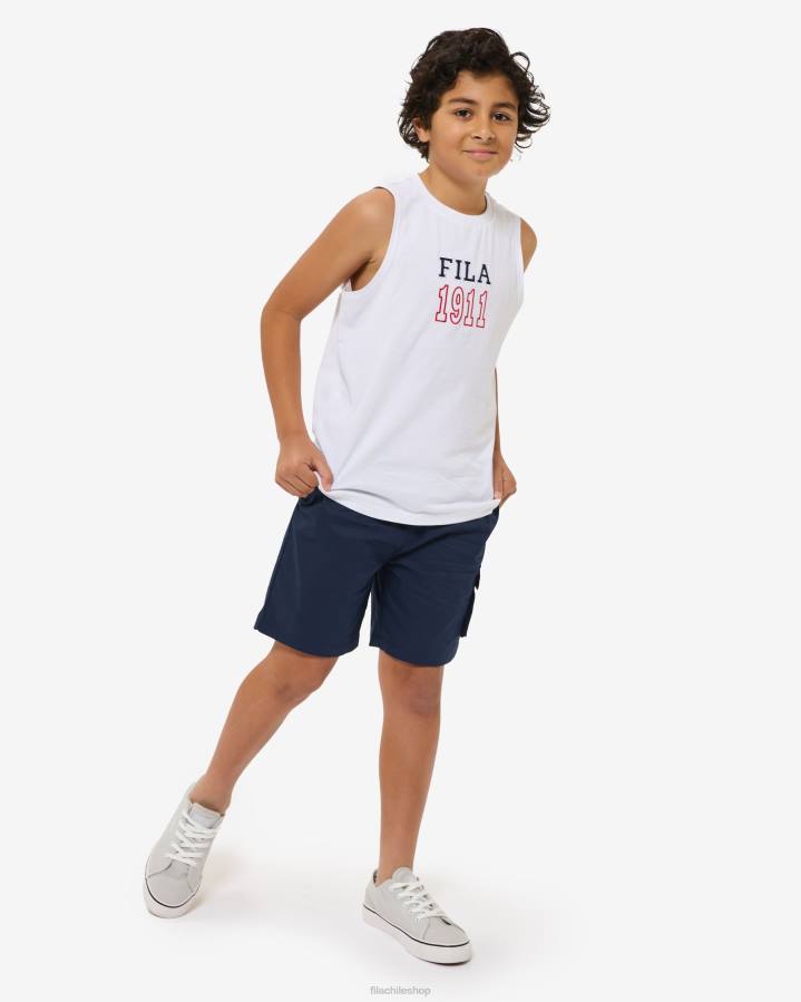 4T243111 blanco camiseta fila zoki blanca FILA